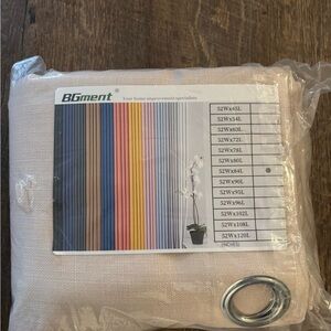 BGment Beige Curtain Panel